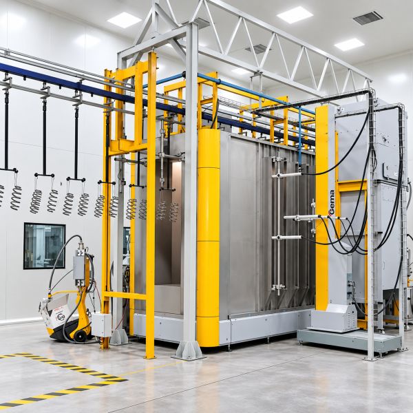 Conveyorized Booth Powder Coating